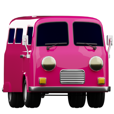 Microbus  3D Icon