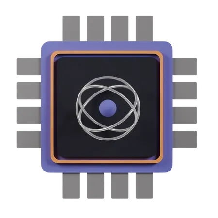 Microchip  3D Icon