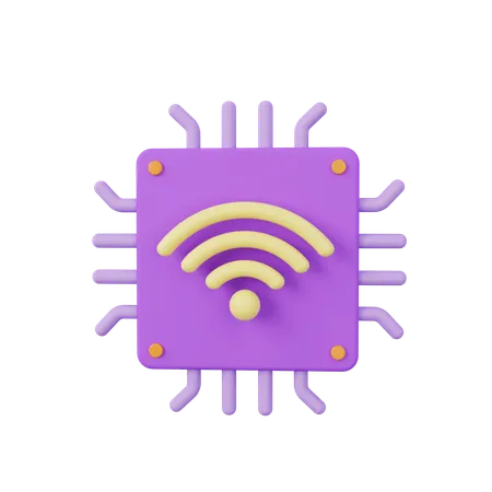 Microchip  3D Icon