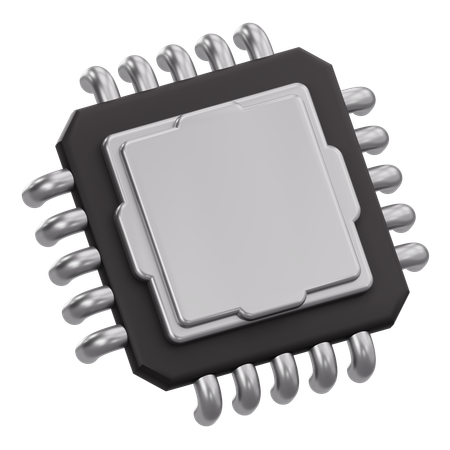 Microchip  3D Icon