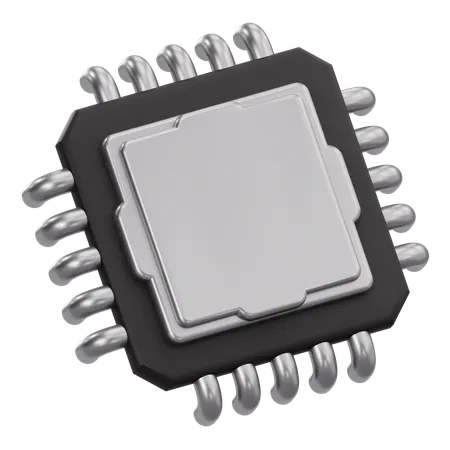 Microchip  3D Icon