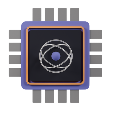 Microchip  3D Icon