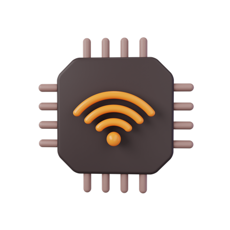 Microchip  3D Icon