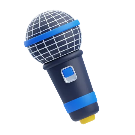 Microfone  3D Icon