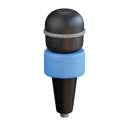 Microfone  3D Icon