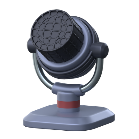 Microfone  3D Icon