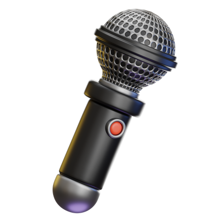 Microfone  3D Icon