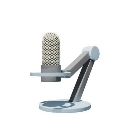 Microfone  3D Icon