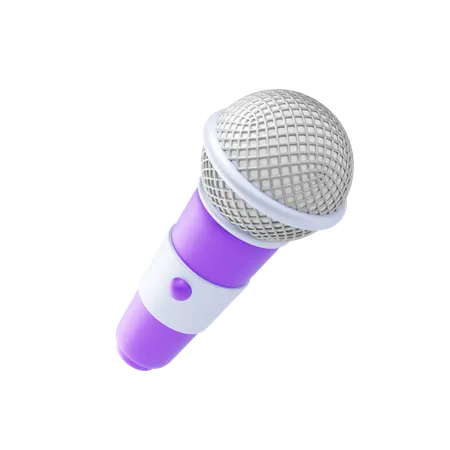 Microfone  3D Icon