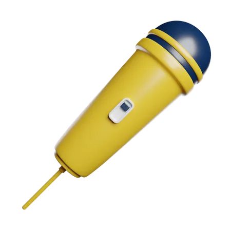 Microfone  3D Icon