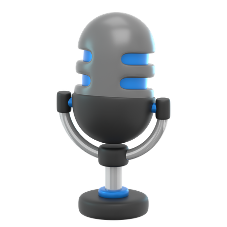 Microfone  3D Icon