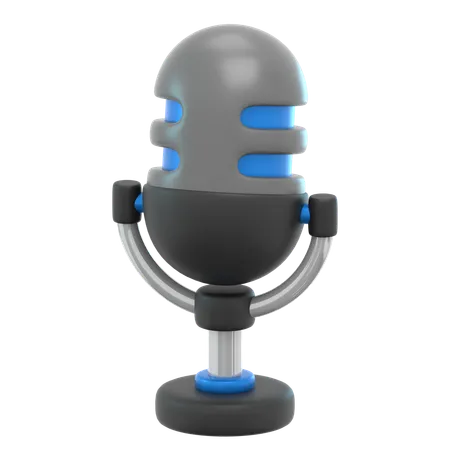 Microfone  3D Icon