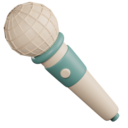 Microfone  3D Icon