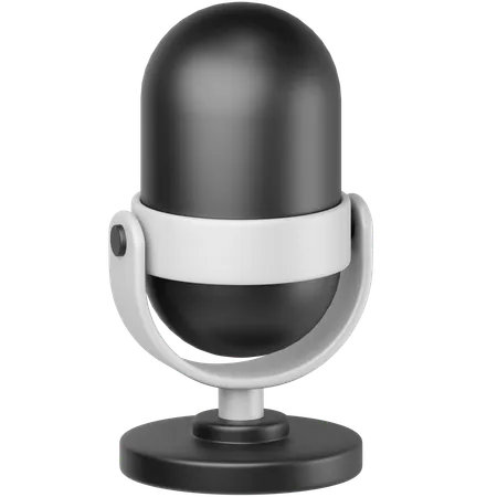 Microfone  3D Icon