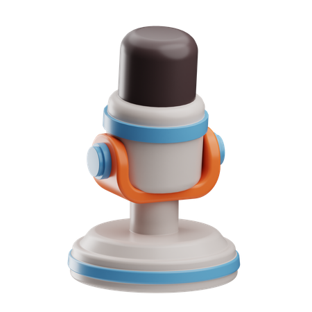 Microfone  3D Icon