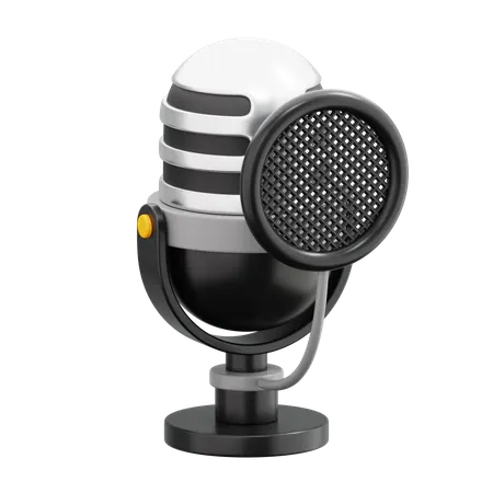 Microfone  3D Icon