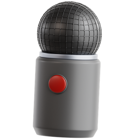 Microfone  3D Icon