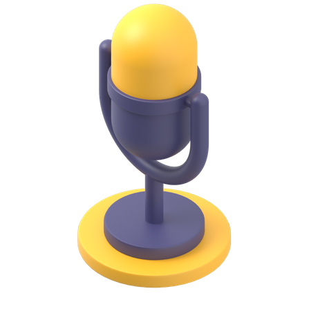 Microfone  3D Illustration