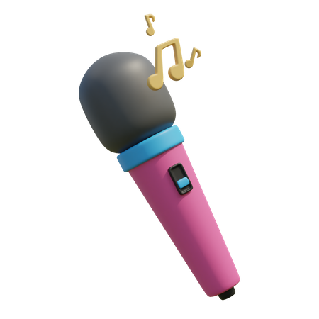 Microfone  3D Illustration