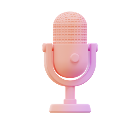 Microfone  3D Illustration