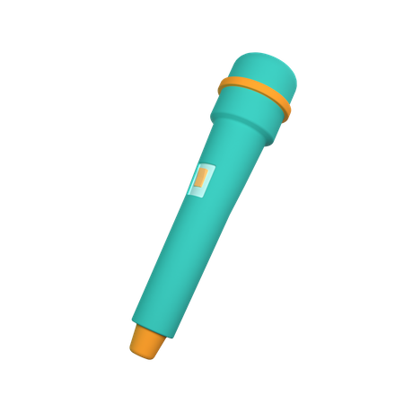 Microfone  3D Icon