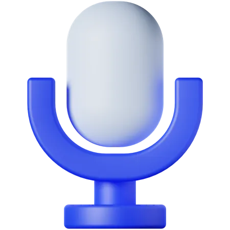 Microfone  3D Icon