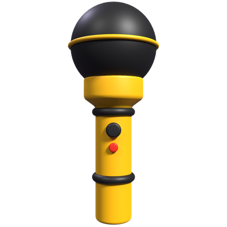 Microfone  3D Icon