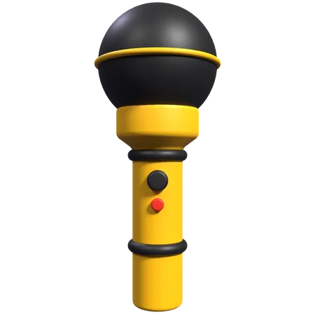 Microfone  3D Icon