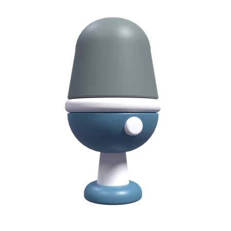 Microfone  3D Icon