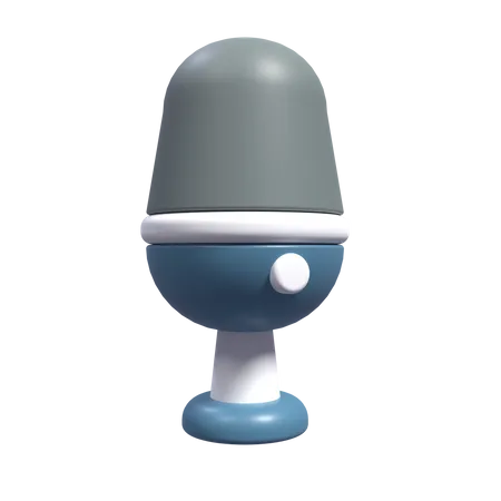 Microfone  3D Icon