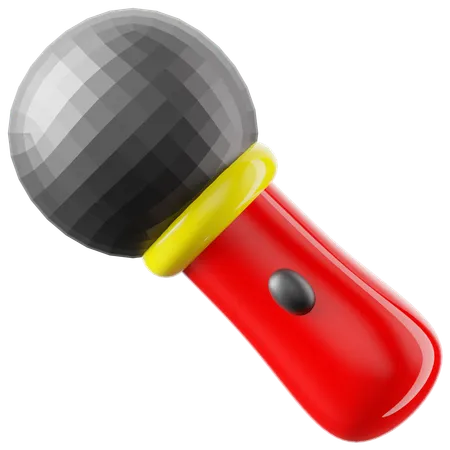 Microfone  3D Icon