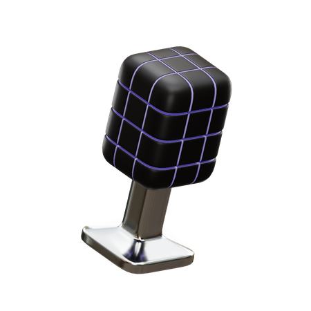 Microfone  3D Icon