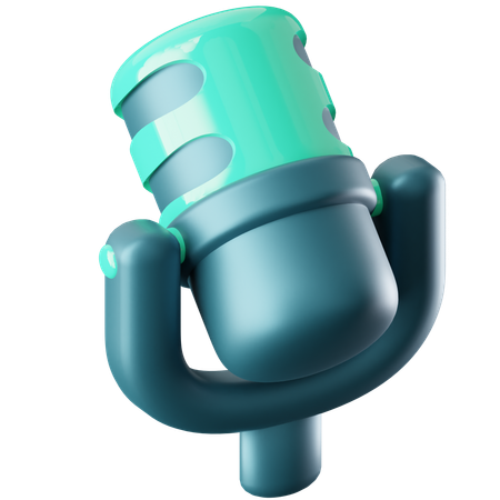 Microfone  3D Icon