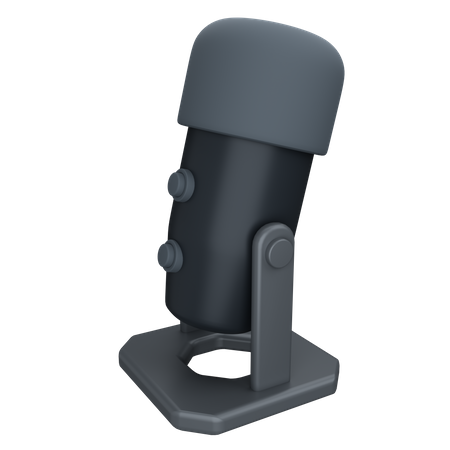 Microfone  3D Icon