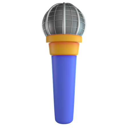 Microfone  3D Icon