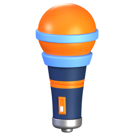 Microfone  3D Icon