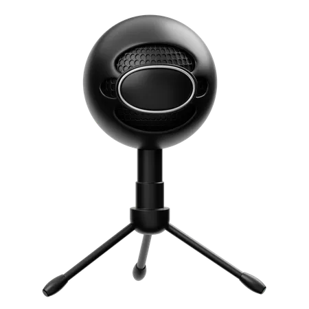 Microfone bola de neve  3D Icon