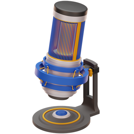 Microfone condensador para jogos  3D Icon