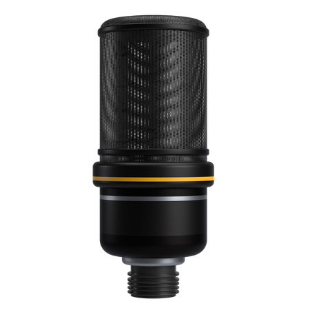 Microfone condensador vocal  3D Icon