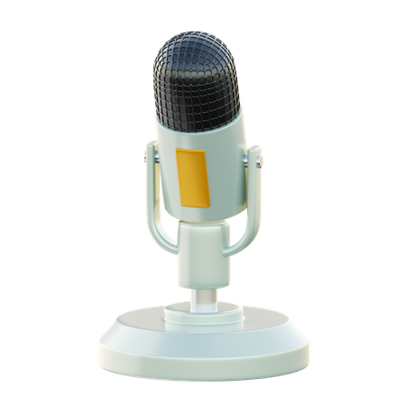 Fluxo de microfone para jogos  3D Icon