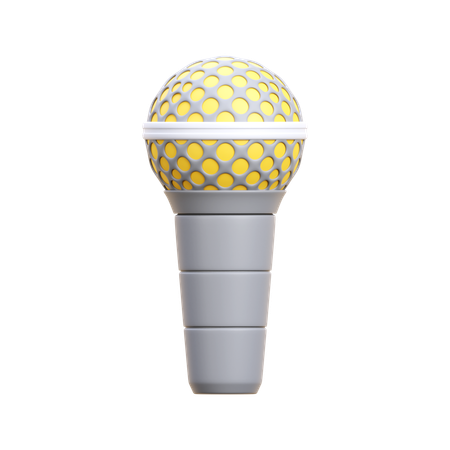 Micrófono  3D Icon