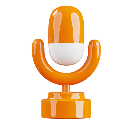 Micrófono  3D Icon