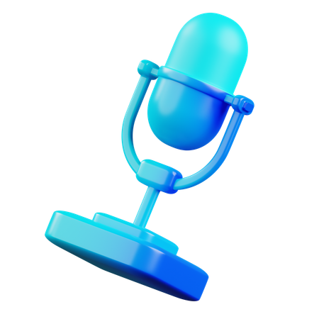 Micrófono  3D Icon
