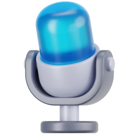 Micrófono  3D Icon