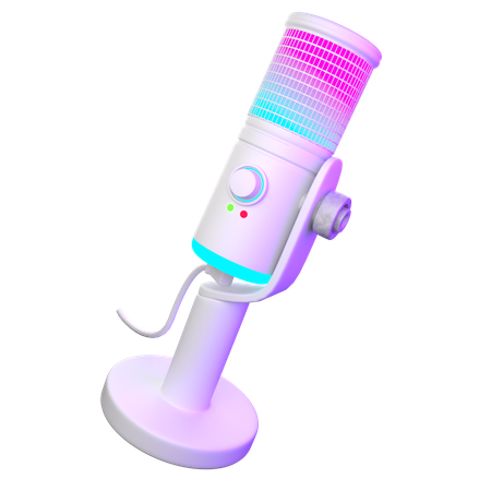 Micrófono  3D Icon