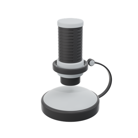 Micrófono  3D Icon