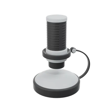 Micrófono  3D Icon