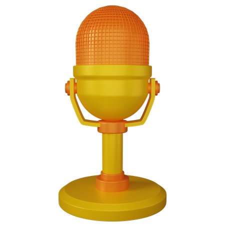 Micrófono  3D Icon