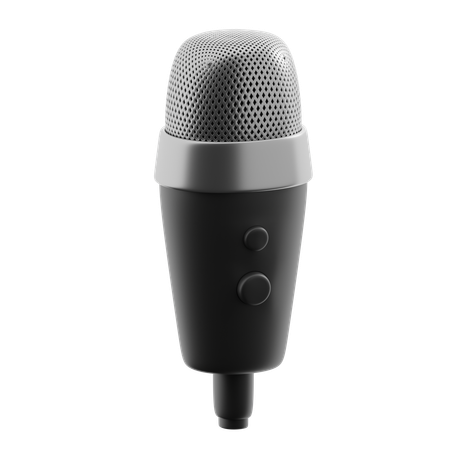 Micrófono  3D Icon