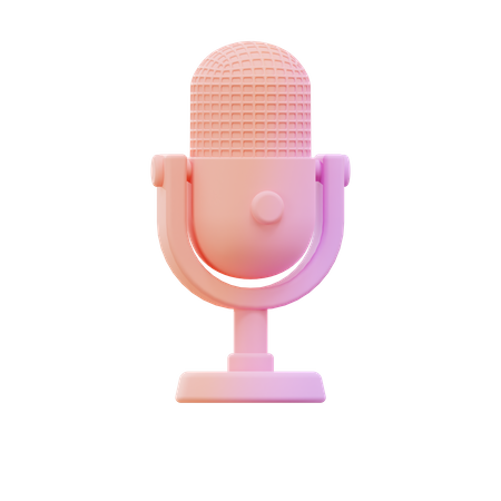 Micrófono  3D Illustration